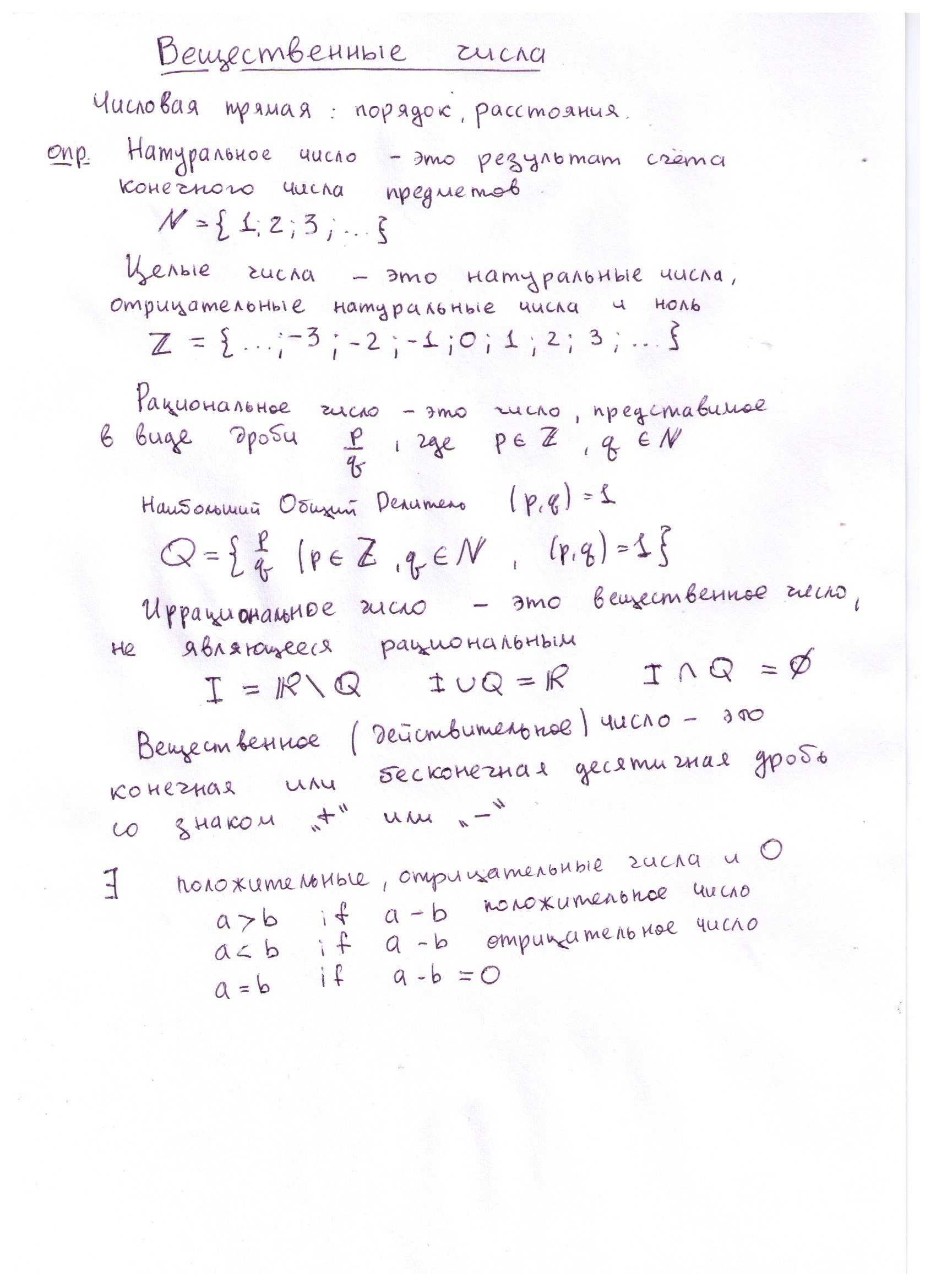 матанализ 9 класс