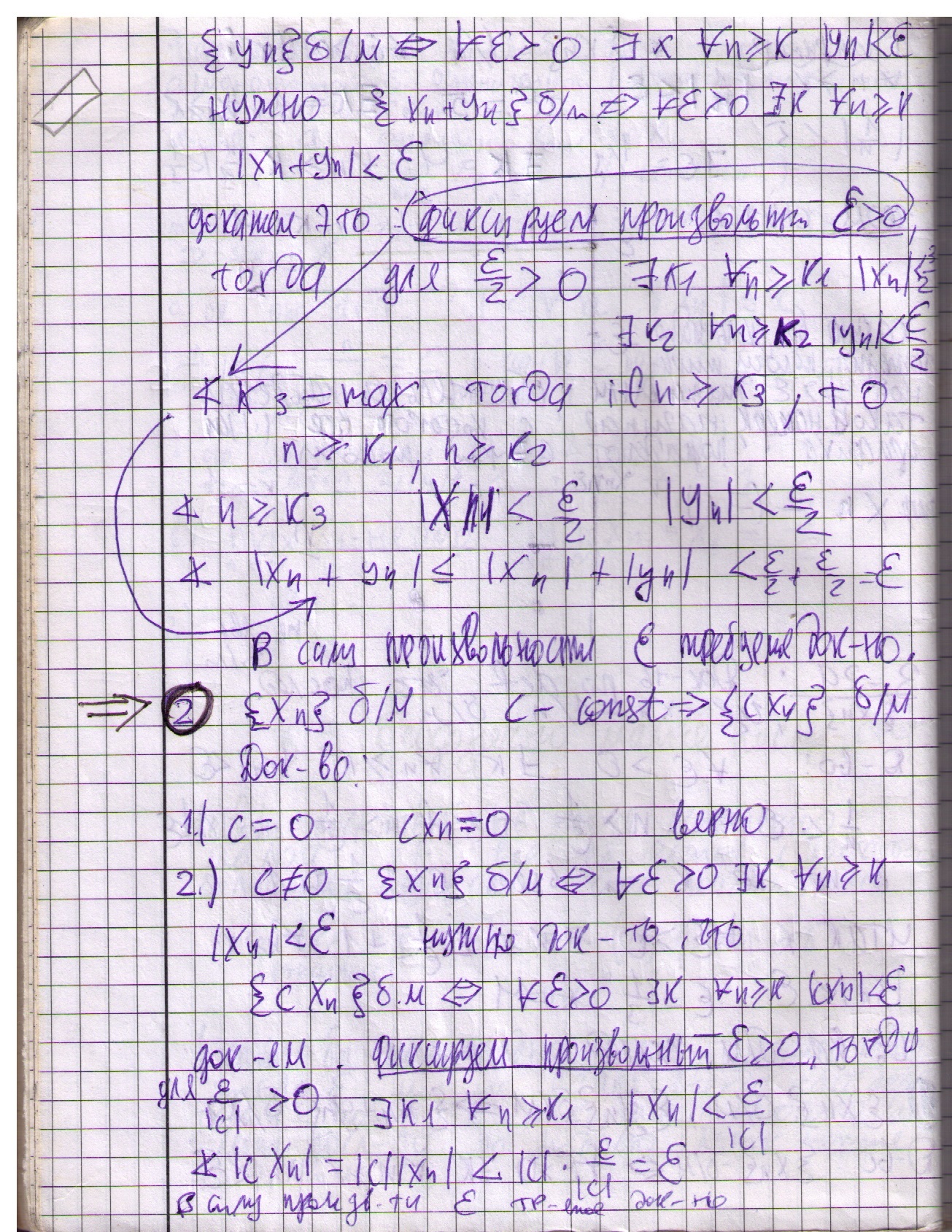 матанализ 9 класс